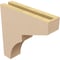 Ekena Millwork 3"W x 12"D x 12"H Thin Monterey Rough Cedar Woodgrain TimberThane Corbel, Primed Tan CORUR03X12X12MONRCPR - alternate 4
